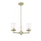 Z-Lite Thayer Chandelier, 3-Light, 19 In.W x 9.25 In.H, Luxe Gold/Clear 742-3LG - alternate 5